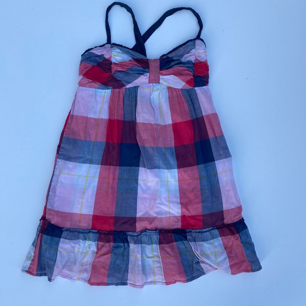 Plaid Tank Dress Girls